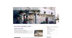 Desktop Screenshot of casaraul.es